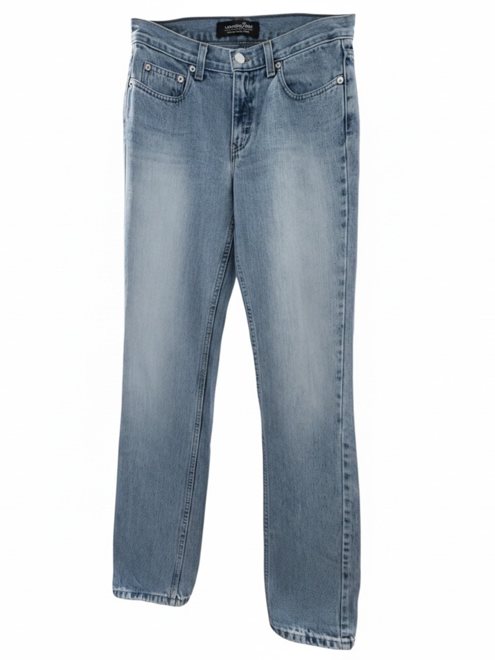 Classic London Jeans Faded Light Blue Slim Straight Jeans Modern 90s Core